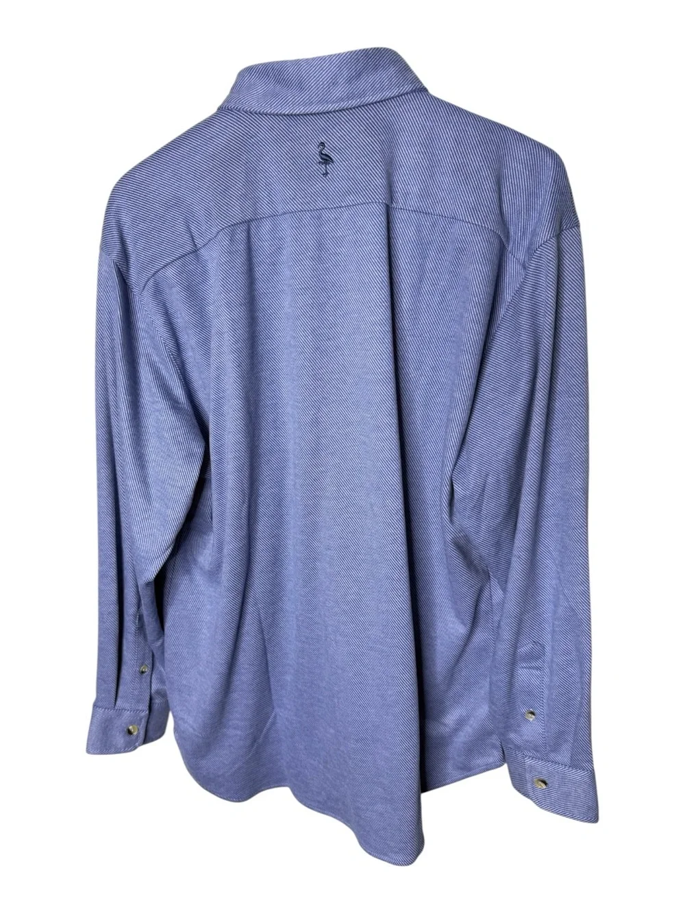 Tailorbyrd Blue Houndstooth Long Sleeve Button Down Shirt Medium NWT